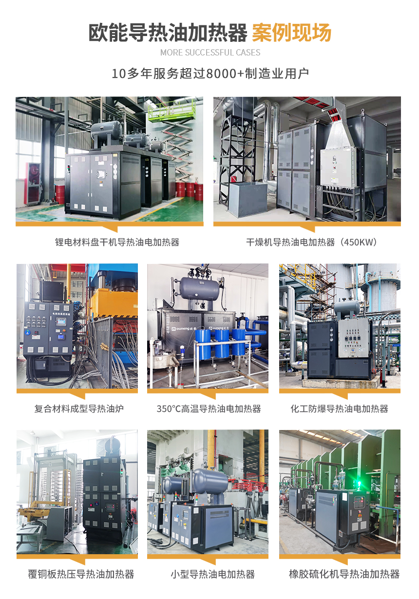 電加熱導(dǎo)熱油鍋爐案例