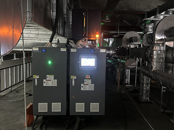 光伏板導電玻璃涂料處理油溫機